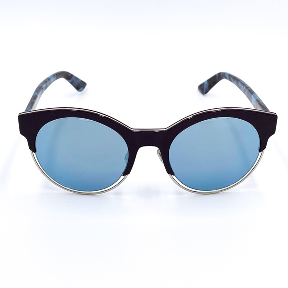DIOR DiorSideral1 -Blue Mirrored Lens Sunglasses NWT